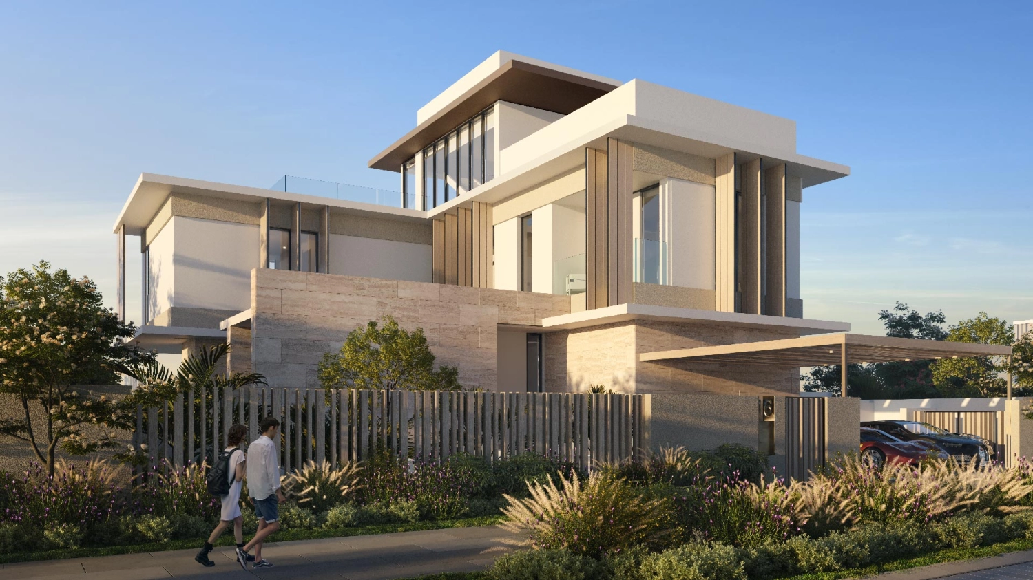 Peaceful outdoor environment surrounding SHA Residences wellness community